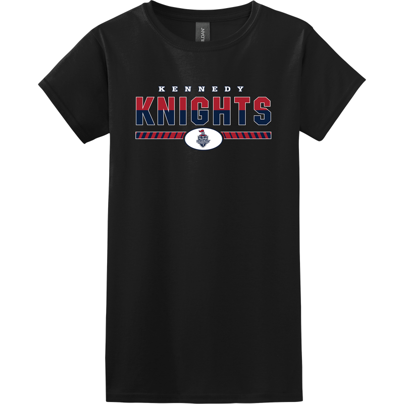 JFK Knights Football Softstyle Ladies' T-Shirt