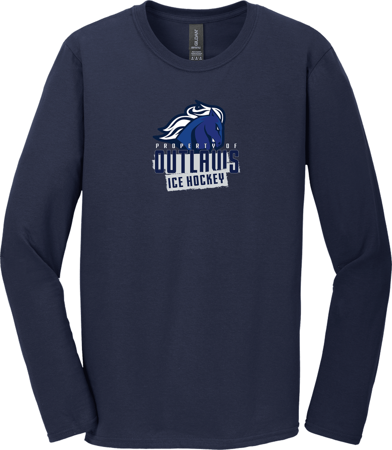 Brandywine Outlaws Softstyle Long Sleeve T-Shirt