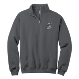 Hard Edge Hockey NuBlend 1/4-Zip Cadet Collar Sweatshirt