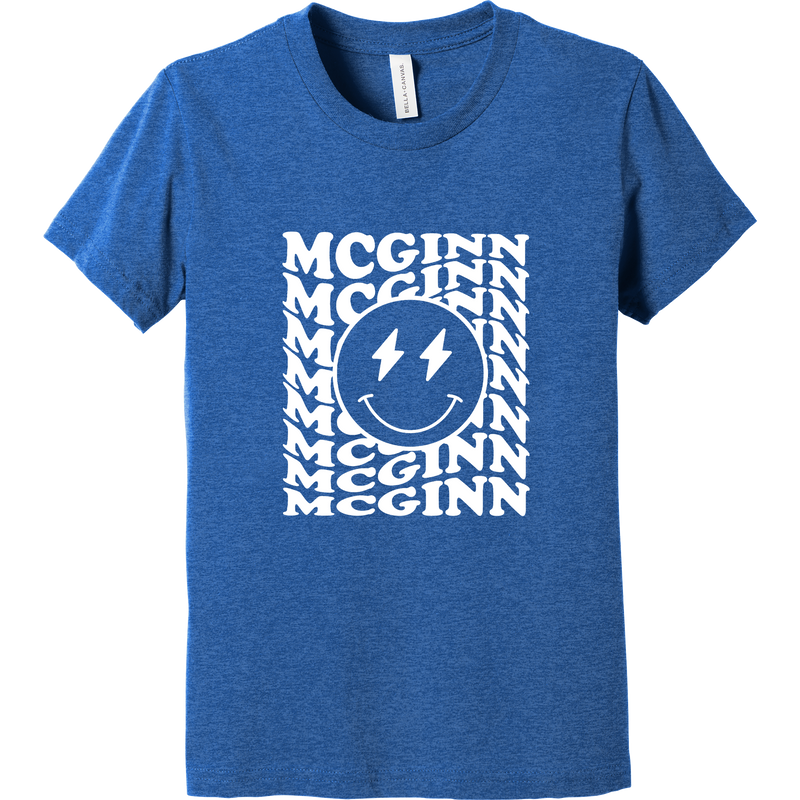 McGinn Youth "Smiley" Heather CVC Tee