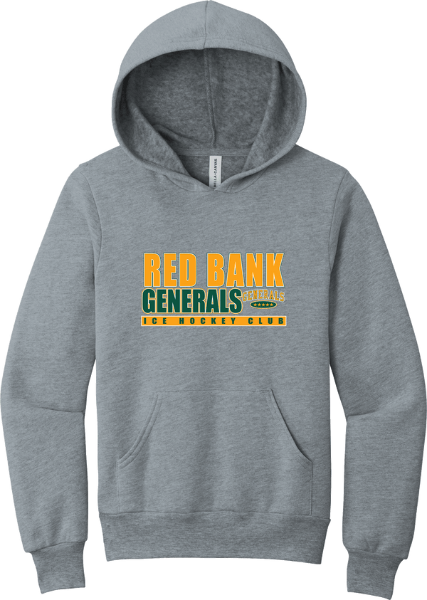 Red Bank Generals Youth Sponge Fleece Pullover Hoodie