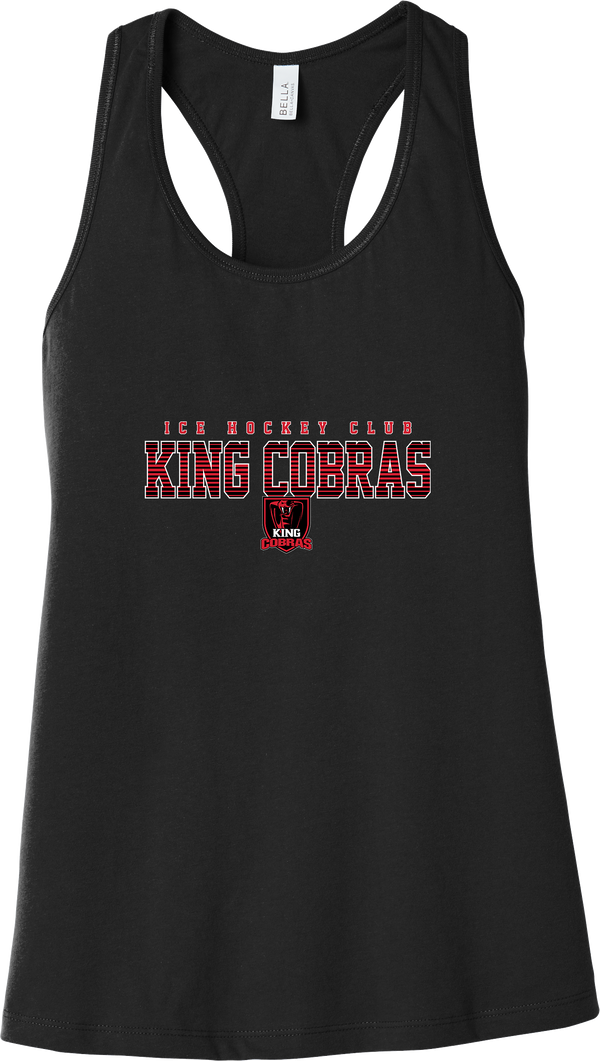 King Cobras Womens Jersey Racerback Tank