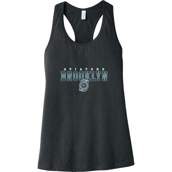 Brooklyn Aviators Womens Jersey Racerback Tank