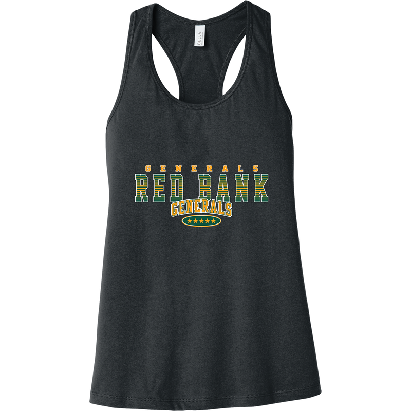 Red Bank Generals Womens Jersey Racerback Tank