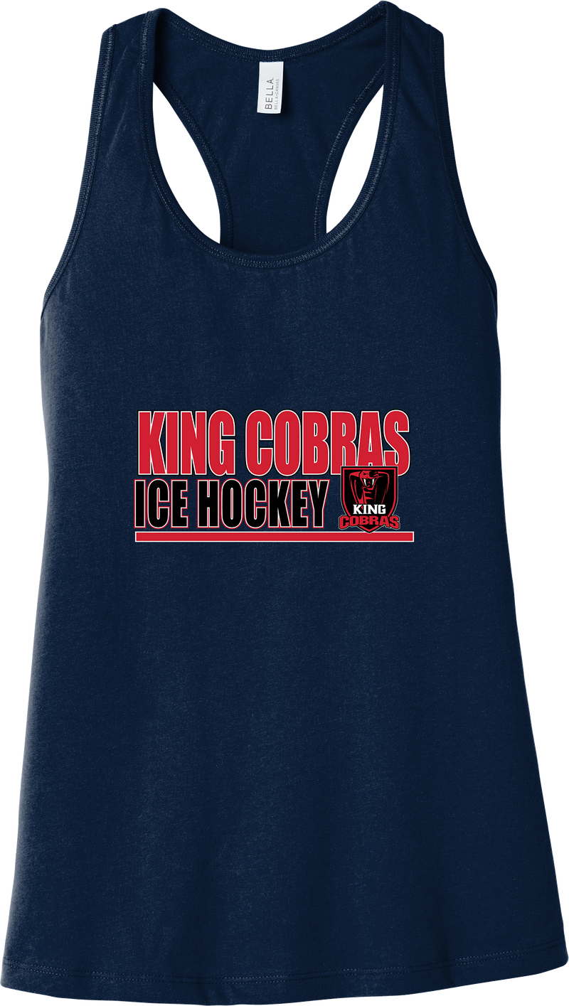 King Cobras Womens Jersey Racerback Tank