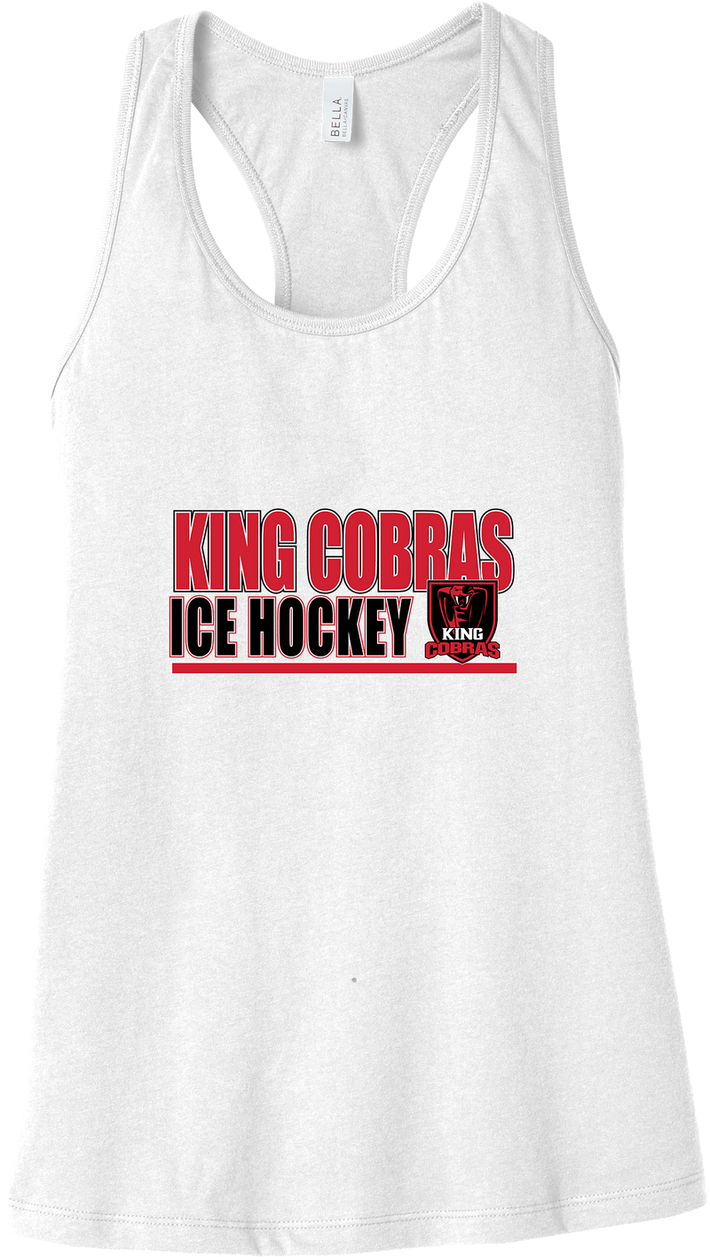 King Cobras Womens Jersey Racerback Tank