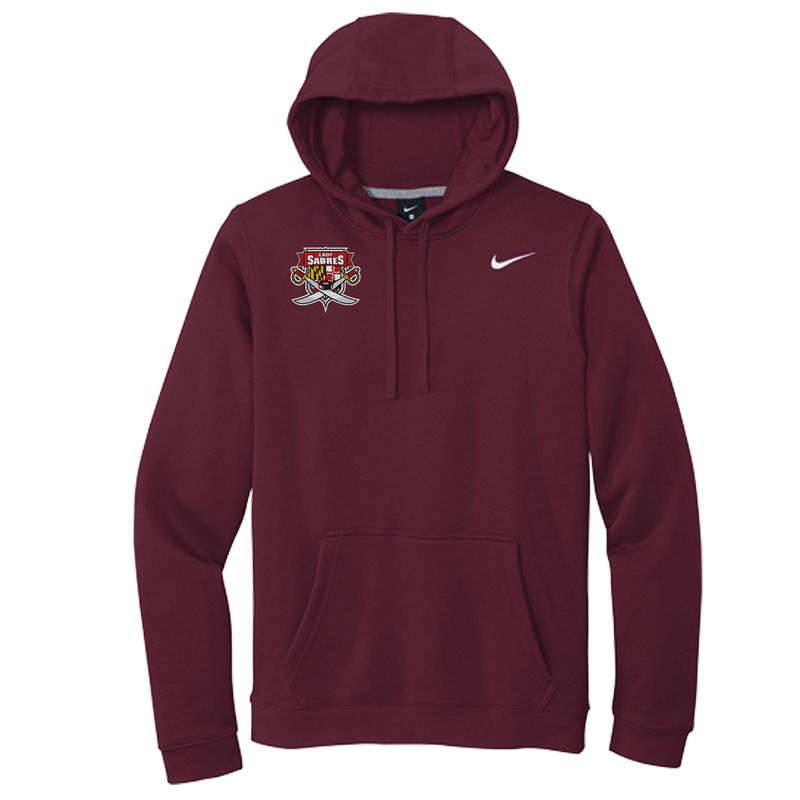 SOMD Lady Sabres Nike Club Fleece Pullover Hoodie