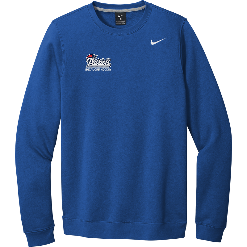 Secaucus Patriots Nike Club Fleece Crew