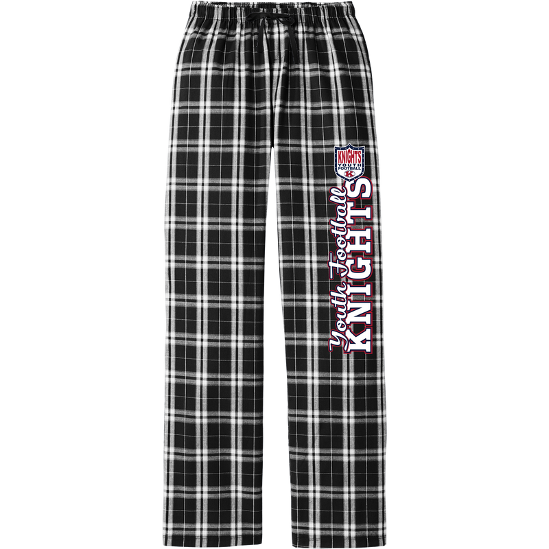 Knights Youth Football Women's Flannel Plaid Pant