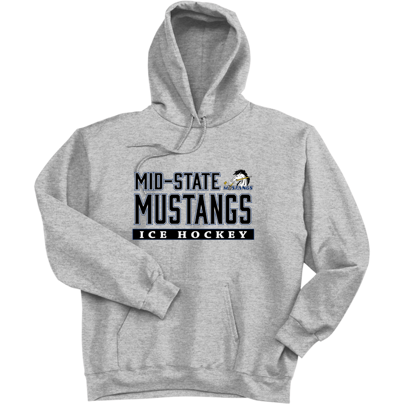 Mid-State Mustangs Ultimate Cotton - Pullover Hooded Sweatshirt