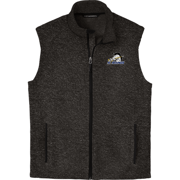 Mid-State Mustangs Sweater Fleece Vest