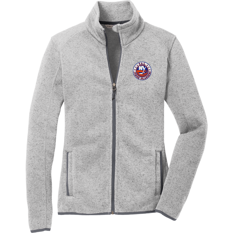 PAL Jr. Islanders Ladies Sweater Fleece Jacket