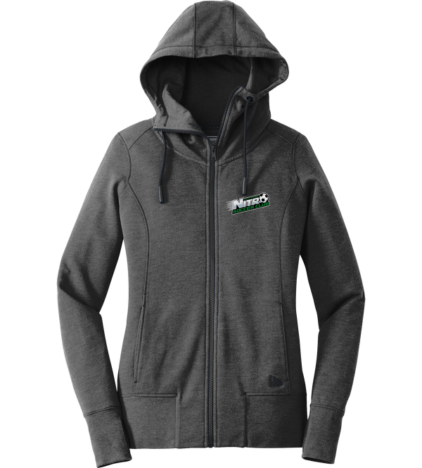 Nitro Soccer New Era Ladies Tri-Blend Fleece Full-Zip Hoodie