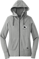 Aspen Aviators New Era Ladies Tri-Blend Fleece Full-Zip Hoodie