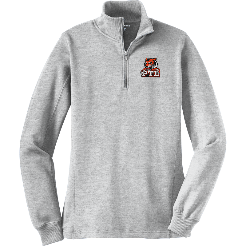 Princeton Tiger Lilies Ladies 1/4-Zip Sweatshirt