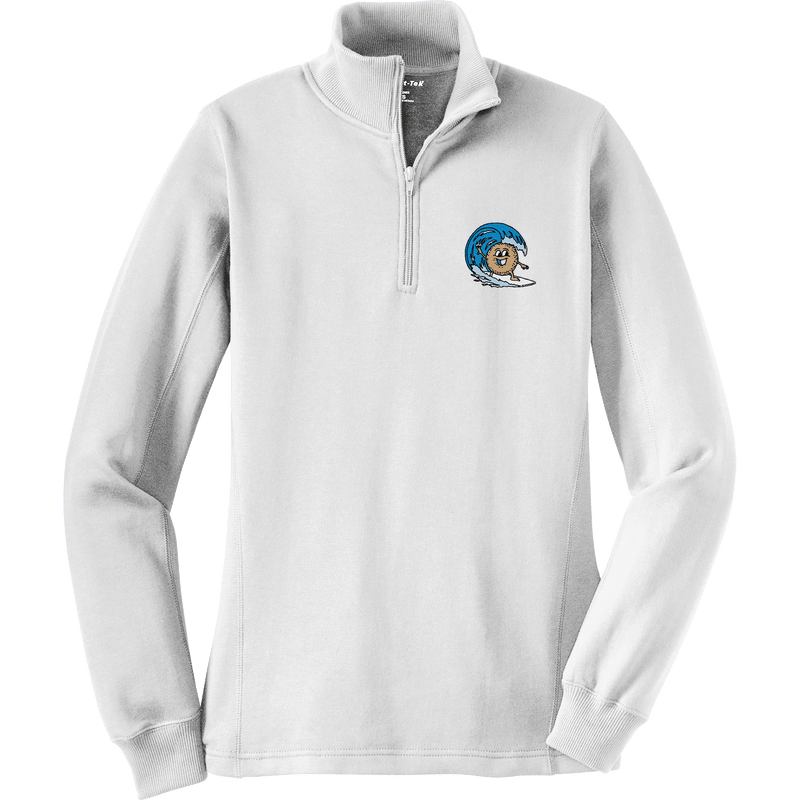 BagelEddi's Ladies 1/4-Zip Sweatshirt