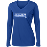 Kennett Track Ladies Long Sleeve PosiCharge Competitor V-Neck Tee