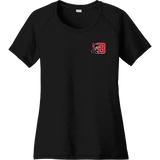 Benet Hockey Ladies PosiCharge Tri-Blend Wicking Scoop Neck Raglan Tee