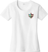 Delaware Ducks Ladies PosiCharge Tri-Blend Wicking Scoop Neck Raglan Tee