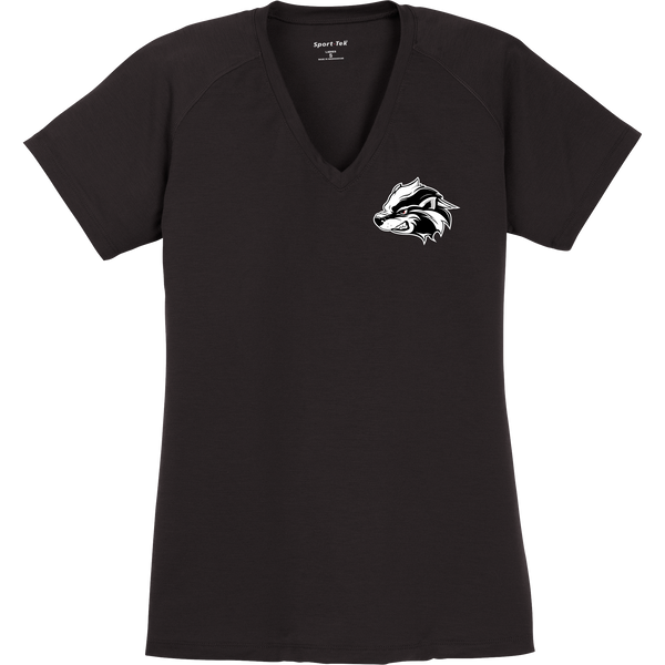 Allegheny Badgers Ladies Ultimate Performance V-Neck