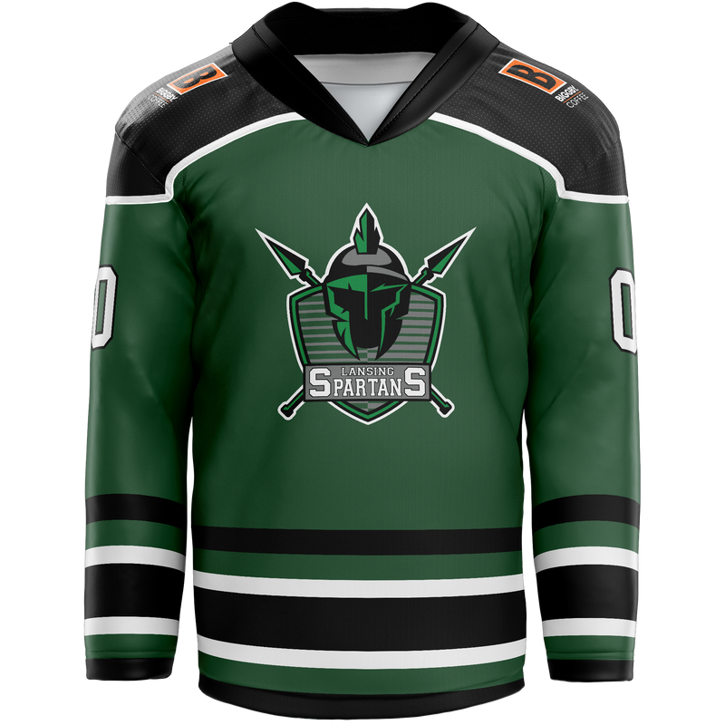 Lansing Spartans Adult Player Sublimated Jersey