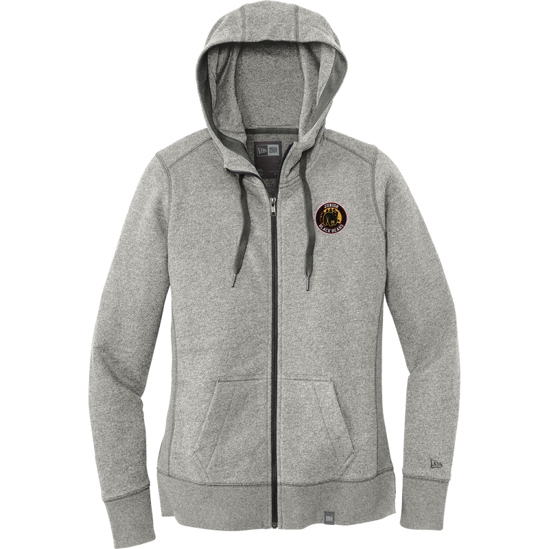 MD Jr. Black Bears New Era Ladies French Terry Full-Zip Hoodie