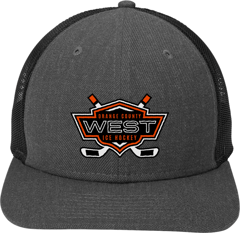 Orange County West New Era Snapback Low Profile Trucker Cap