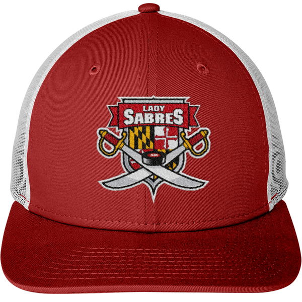 SOMD Lady Sabres New Era Snapback Low Profile Trucker Cap