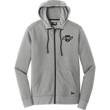 CT Oil Kings New Era Tri-Blend Fleece Full-Zip Hoodie