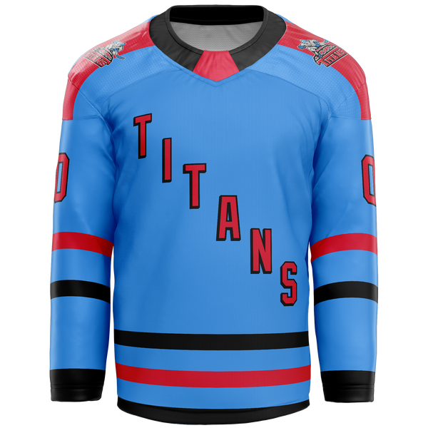 NJ Titans Tier 1 Bantam and Midgets Youth Player Sublimated Jersey