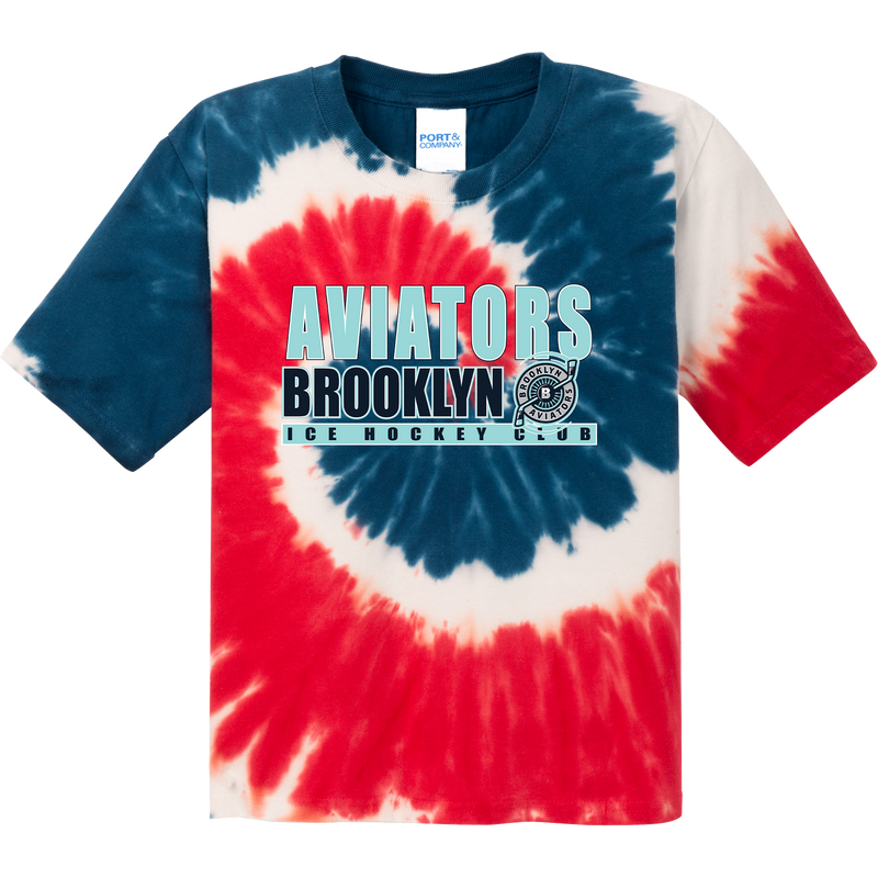 Brooklyn Aviators Youth Tie-Dye Tee