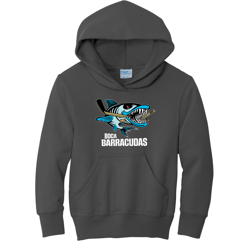 Boca Barracudas Youth Core Fleece Pullover Hooded Sweatshirt