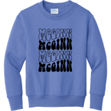 McGinn Youth "Groovy" Fleece Crewneck Sweatshirt