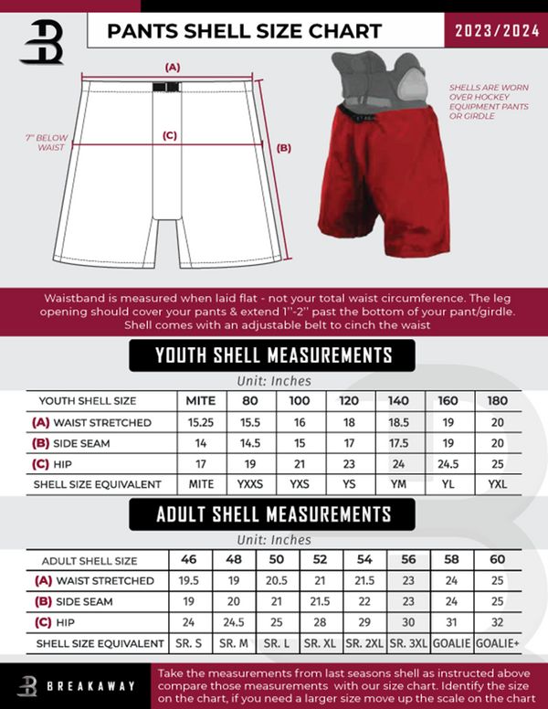 Jr. Phantoms Youth Sublimated Pants Shell