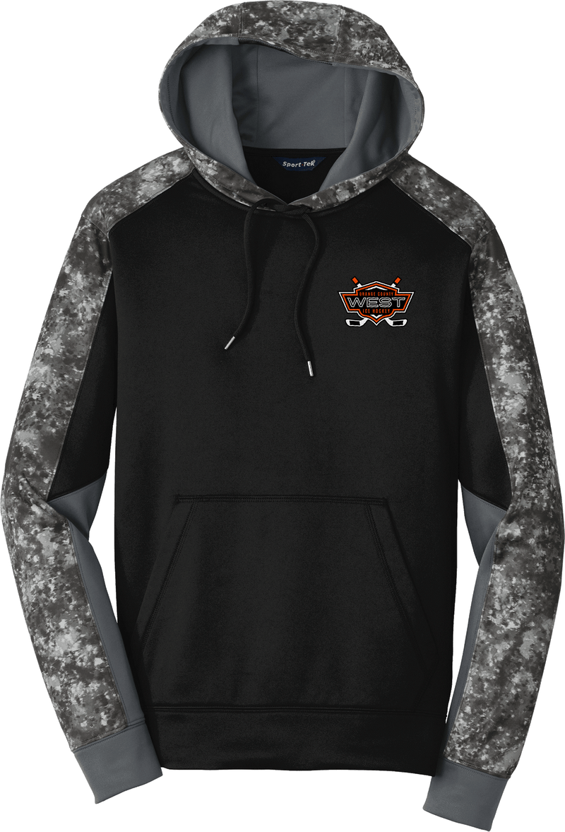 Orange County West Sport-Wick Mineral Freeze Fleece Colorblock Hooded Pullover