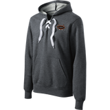 Orange County West Lace Up Pullover Hooded Sweatshirt