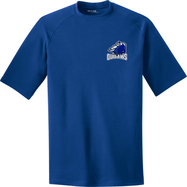 Brandywine Outlaws PosiCharge Tri-Blend Wicking Raglan Tee