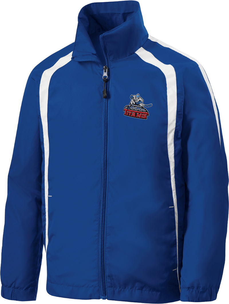 NJ Titans Youth Colorblock Raglan Jacket