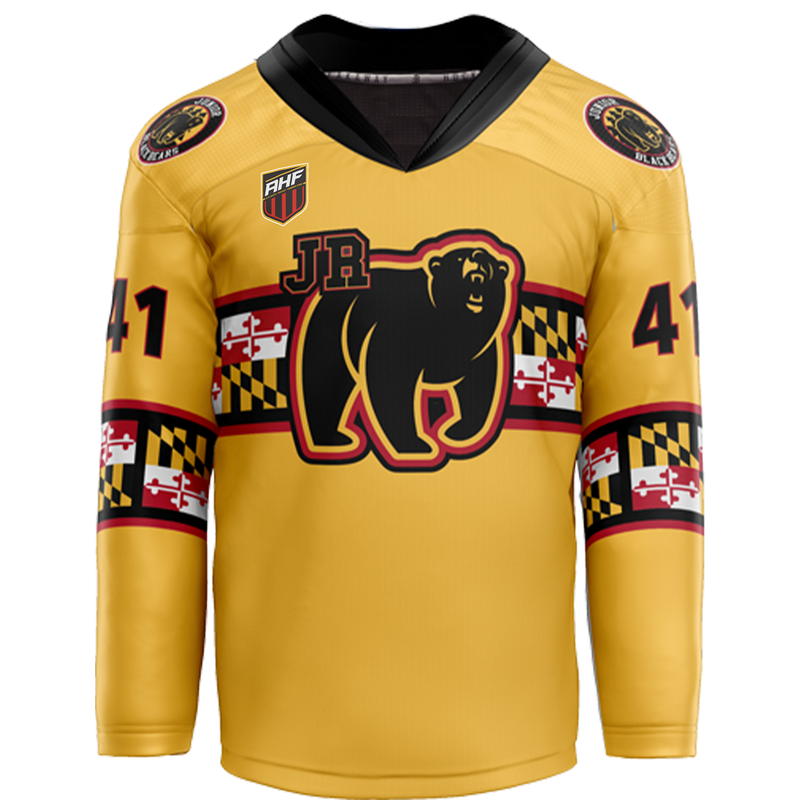 MD Jr Black Bears Adult Player Sublimated Jersey